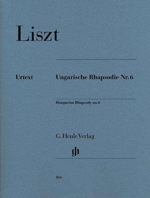 Cover for Liszt · Ungar.Rhapsodie Nr.6,Kl.HN804 (Bog)