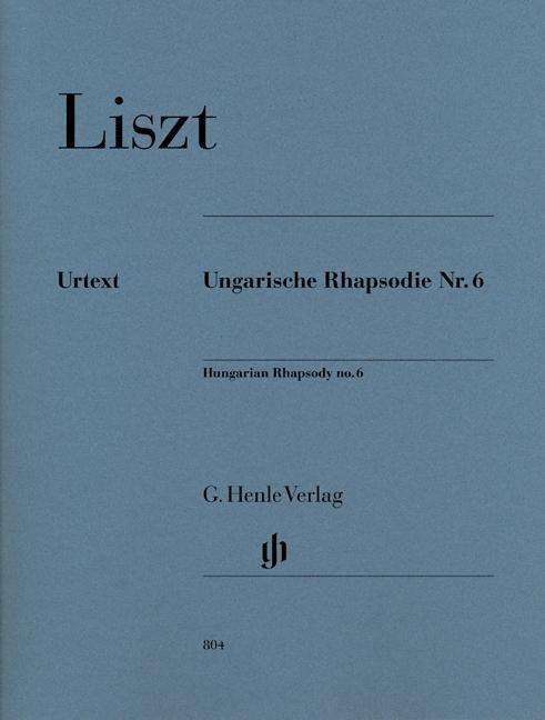 Cover for Liszt · Ungar.Rhapsodie Nr.6,Kl.HN804 (Book)