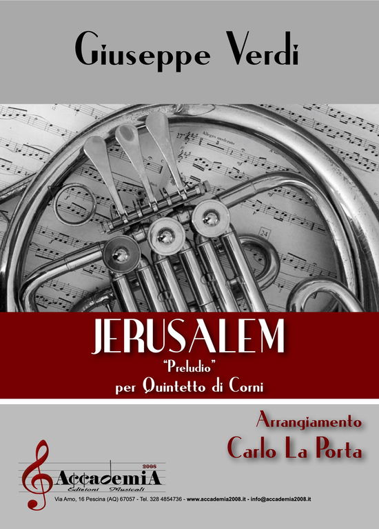 Cover for Giuseppe Verdi · Jerusalem. Preludio (Book)