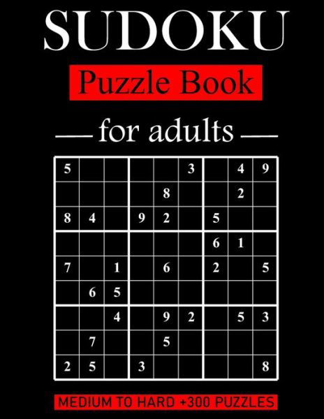 Cover for Von Deep · Sudoku Puzzle Book for adults (Paperback Book) (2020)