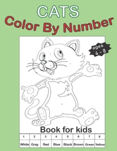 Cover for Swiri Edit · Cats color by number for kids ages 4-8 (Paperback Book) (2021)