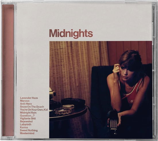 Cover for Taylor Swift · Midnights [blood Moon Edition] (CD) [Clean edition] (2022)