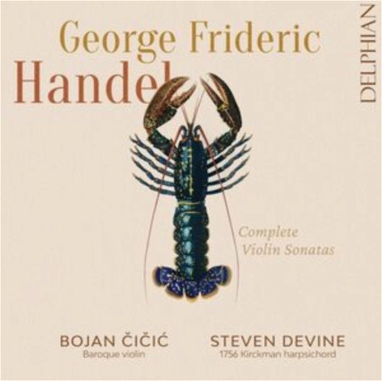 Cover for Bojan Cicic / Steven Devine · Handel: Complete Violin Sonatas (CD) (2024)