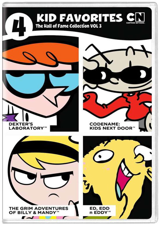 Cover for 4 Kid Favorites Cartoon Network: Hall of Fame #3 (DVD) (2015)