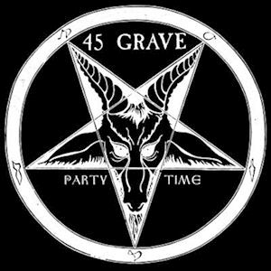 Cover for 45 Grave · Party Time (Silver Vinyl) (LP) [Limited edition] (2022)