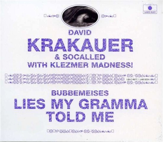 Cover for David Krakauer · Bubbemeises (CD) (2005)