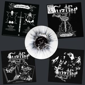 Cover for Luzifer · Black Knight / Rise (Splatter Vinyl) (LP) [Coloured edition] (2023)