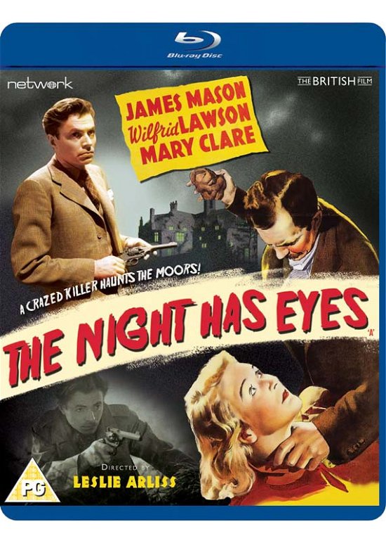 Cover for The Night Has Eyes BD · The Night Has Eyes (aka Terror House) (Blu-ray) (2019)