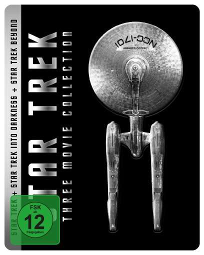 Cover for Chris Pine,zachary Quinto,leonard Nimoy · Star Trek-three Movie Collection-steelbook (Blu-Ray) (2016)