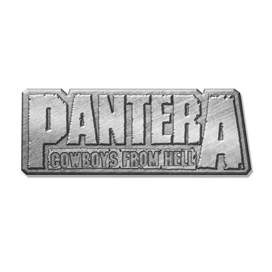 Pantera Pin Badge: Cowboys From Hell (Die-Cast Relief) - Pantera - Mercancía - PHM - 5055339791049 - 28 de octubre de 2019