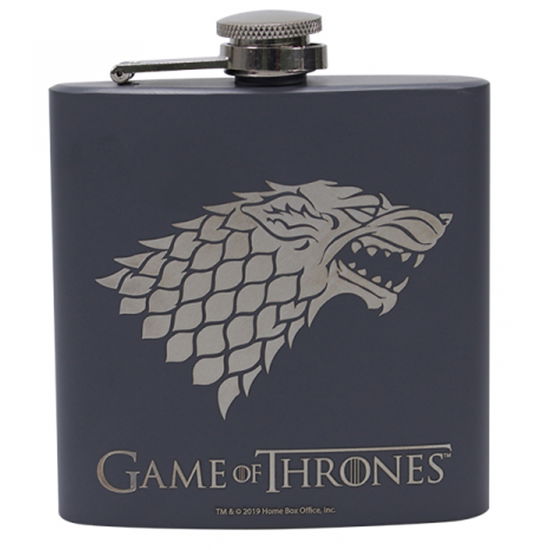 Game Of Thrones - Winter Is Coming (hip Flask (7oz) Boxed) (Mugs) - Game Of Thrones - Merchandise - GAME OF THRONES - 5055453468049 - 14. August 2019