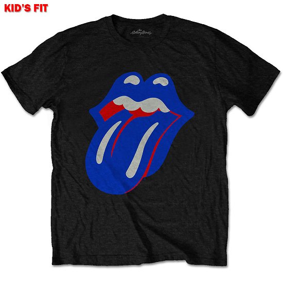 The Rolling Stones Kids T-Shirt: Blue & Lonesome Classic Tongue (3-4 Years) - The Rolling Stones - Merchandise -  - 5056368624049 - 