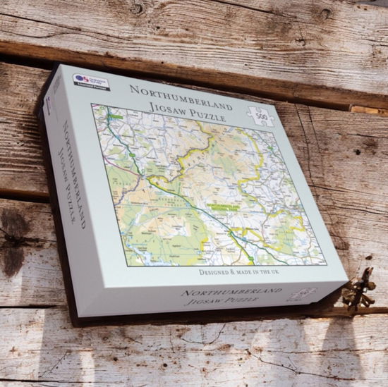 Cover for OS Map 500 Piece Premium Jigsaw Puzzle - Northumberland National Park (Brinquedos) (2025)