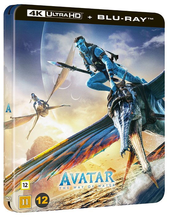 Cover for Avatar 2: The Way of Water (4K UHD + Blu-ray) [Limited Steelbook edition] (2023)