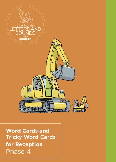 Cover for Wandle Learning Trust and Little Sutton Primary School · Word Cards and Tricky Word Cards for Reception: Phase 4 - Big Cat Phonics for Little Wandle Letters and Sounds Revised (Flashcards) (2021)