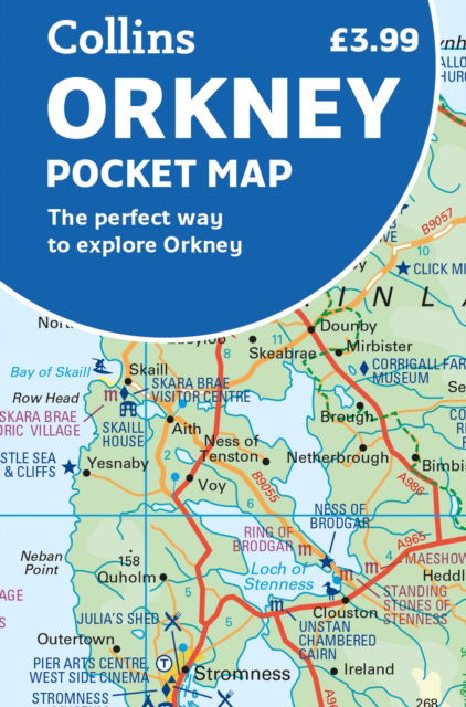 Cover for Collins Maps · Orkney Pocket Map: The Perfect Way to Explore Orkney (Map) [2 Revised edition] (2022)