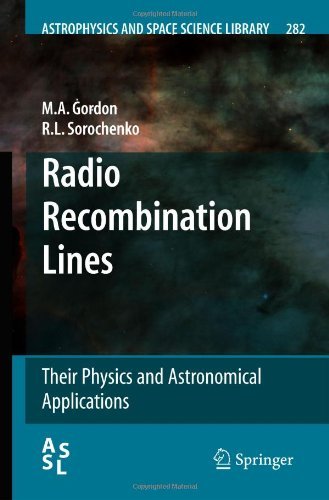 Cover for M.A. Gordon · Radio Recombination Lines: Their Physics and Astronomical Applications - Astrophysics and Space Science Library (Pocketbok) [2009 edition] (2009)