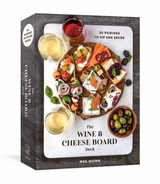 Cover for Meg Quinn · The Wine and Cheese Board Deck: 50 Pairings to Sip and Savor: Cards (Flashcards) (2023)