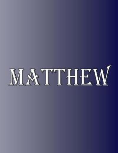 Cover for Rwg · Matthew (Pocketbok) (2019)