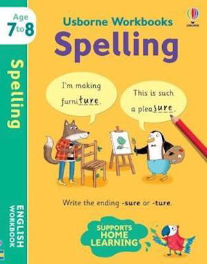 Cover for Jane Bingham · Usborne Workbooks Spelling 7-8 - Usborne Workbooks (Paperback Bog) (2021)