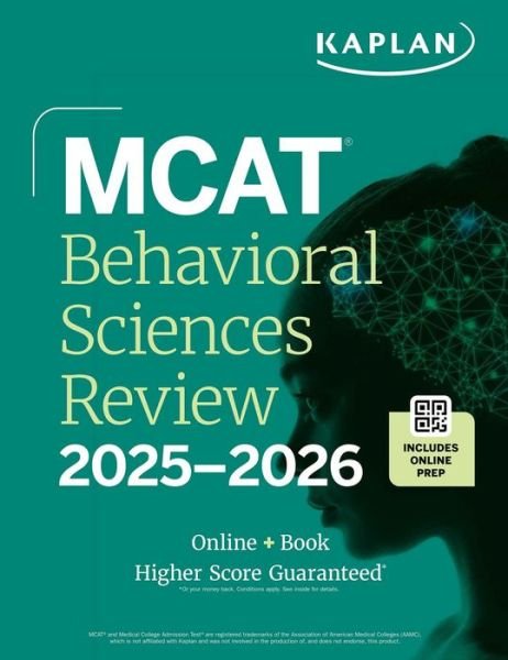 Cover for Kaplan Test Prep · MCAT Behavioral Sciences Review 2025-2026: Online + Book - Kaplan Test Prep (Taschenbuch) (2024)