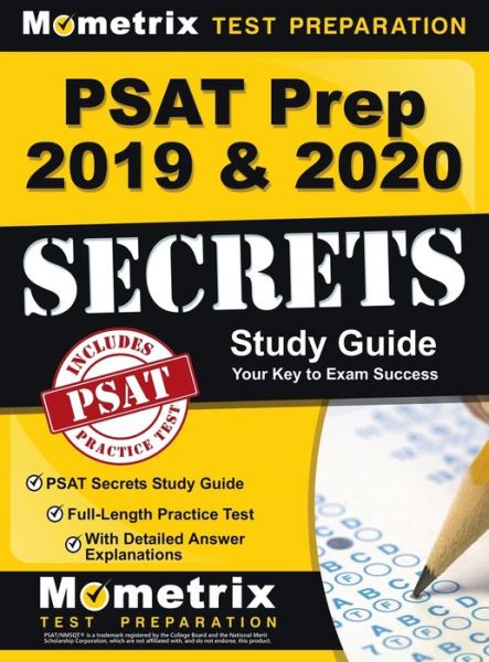 Cover for Mometrix College Admissions Test Team · PSAT Prep 2019 &amp; 2020 - PSAT Secrets Study Guide, Full-Length Practice Test with Detailed Answer Explanations (Hardcover Book) (2019)