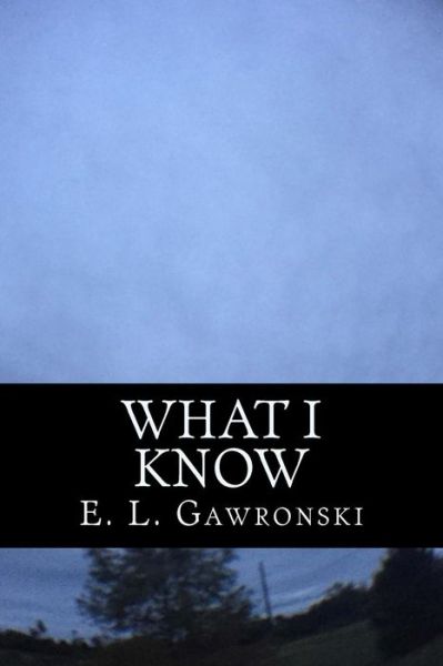 Cover for E L Gawronski · What I Know (Pocketbok) (2016)