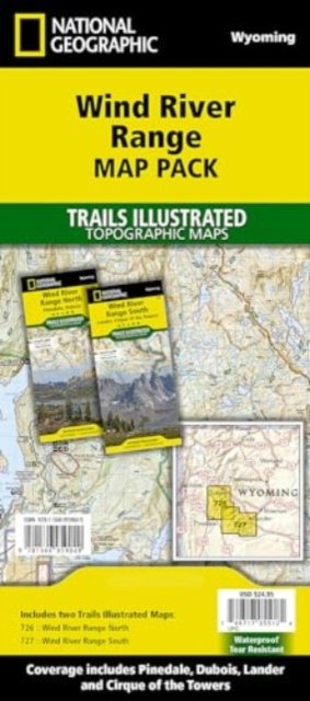 Wind River Range [Map Pack Bundle] - National Geographic Trails Illustrated Map - National Geographic Maps - Books - National Geographic Maps - 9781566959049 - August 21, 2021