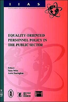Cover for Sarah Nelen · Equality Oriented Personnel Policy in The Public Sector - International Institute of Administrative Sciences Monographs (Inbunden Bok) (2000)
