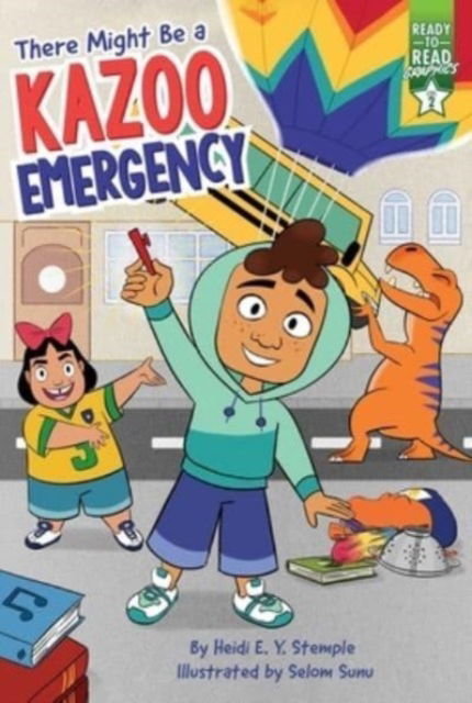 Cover for Heidi  E. Y. Stemple · There Might Be a Kazoo Emergency: Ready-to-Read Graphics Level 2 - Ready-to-Read Graphics (Hardcover Book) (2023)