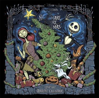 Cover for Studio Press · Disney Tim Burton's The Nightmare Before Christmas Pop-Up Book and Advent Calendar (Bok) (2020)