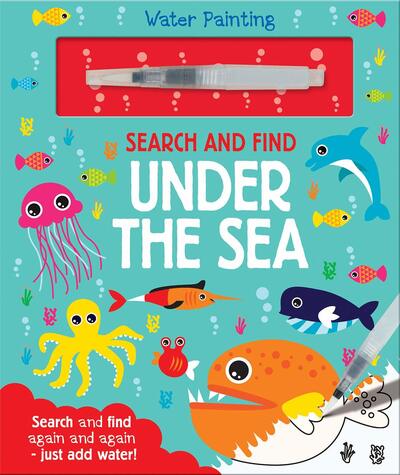 Cover for Georgie Taylor · Search and Find Under the Sea - Water Painting Search and Find (Hardcover Book) (2020)