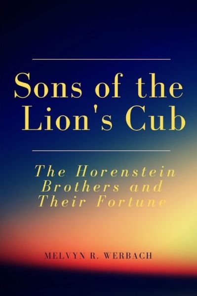 Cover for Melvyn R. Werbach · Sons of the Lion's Cub (Paperback Book) (2019)