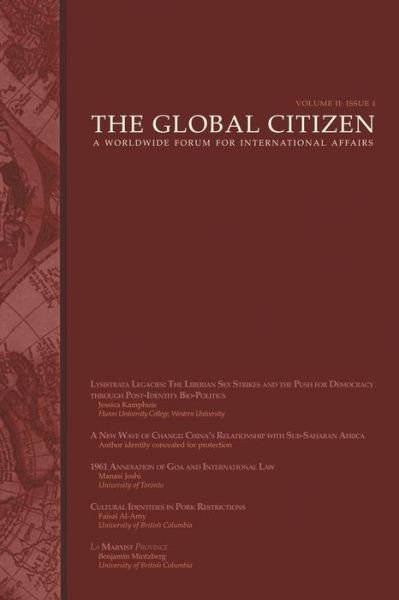 Cover for Global Citizen · The Global Citizen: Volume 2: Issue 1 (Pocketbok) (2014)