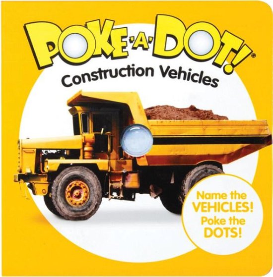 Cover for Melissa &amp; Doug · Poke-A-Dot: Construction Vehicles (Book) (2020)