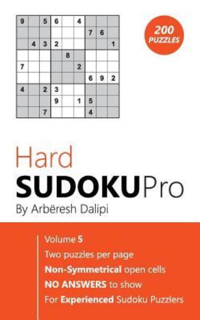 Cover for Arberesh Dalipi · Sudoku (Pocketbok) (2017)