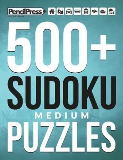 Cover for Sudoku Puzzle Books · 500+ Sudoku Puzzles Book Medium (Pocketbok) (2017)