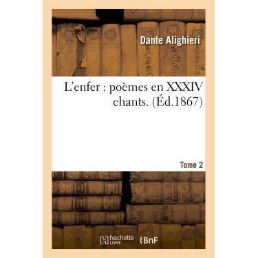 Cover for Dante Alighieri · L'enfer: Poemes en Xxxiv Chants.tome 2 (Paperback Bog) (2022)