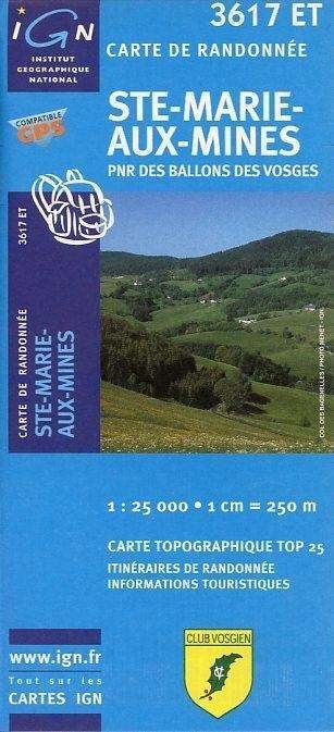 Cover for Ign · IGN TOP25: Ste-Marie-auxMines, Parc National des Ballons des Vosges (Tryksag) (2015)