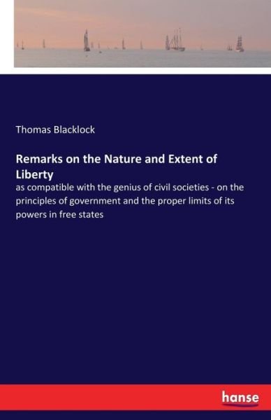 Cover for Blacklock · Remarks on the Nature and Ext (Book) (2017)