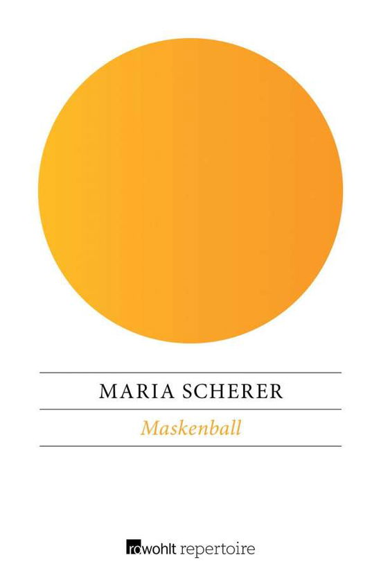 Cover for Scherer · Maskenball (Book)