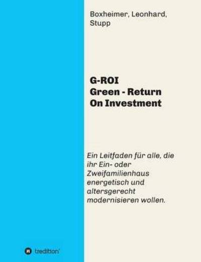 Cover for Boxheimer · G-ROI Green - Return On Inves (Book) (2016)