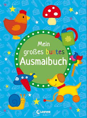 Cover for Loewe Verlag GmbH · Mein großes buntes Ausmalbuch (Hund) (Paperback Bog) (2021)