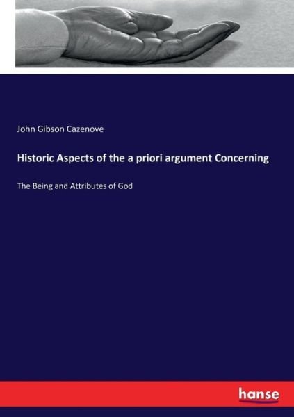 Cover for Cazenove · Historic Aspects of the a prio (Book) (2016)