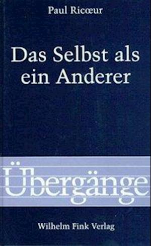 Selbst Als Ein Anderer - Paul Ricoeur - Książki -  - 9783770529049 - 