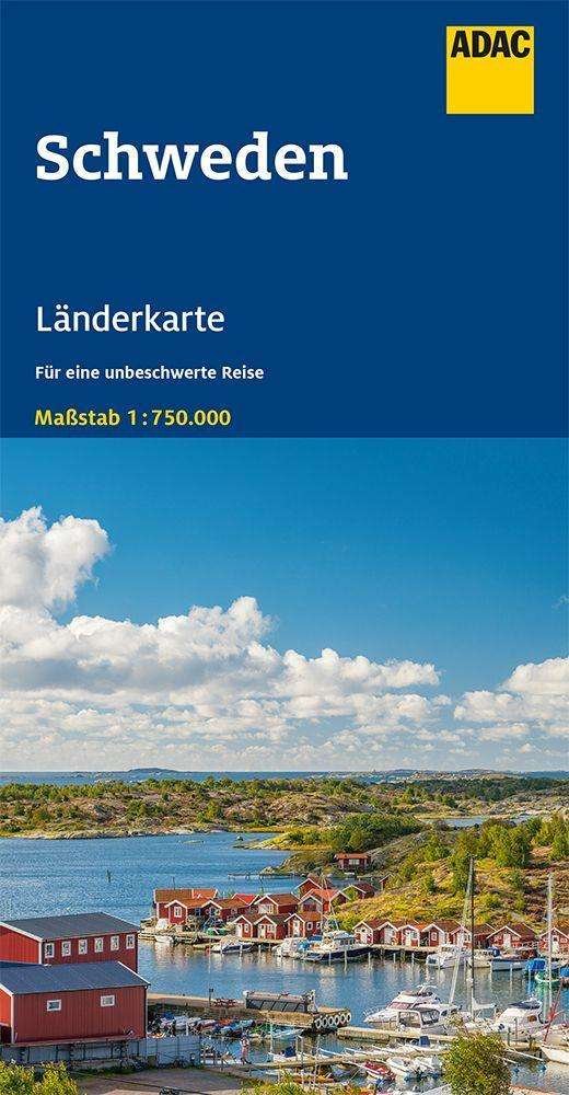 Cover for Mair-Dumont · Adac LÃ¤nderkarte Schweden 1:750 000 (Book) (2021)