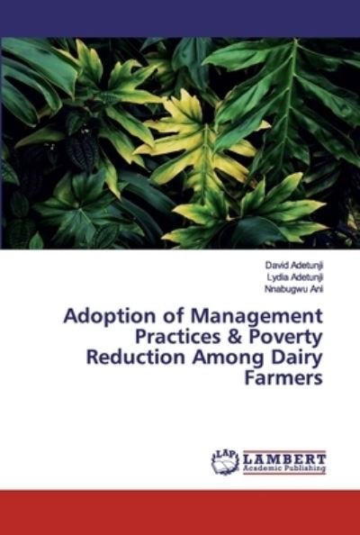 Cover for Adetunji · Adoption of Management Practic (Book) (2019)