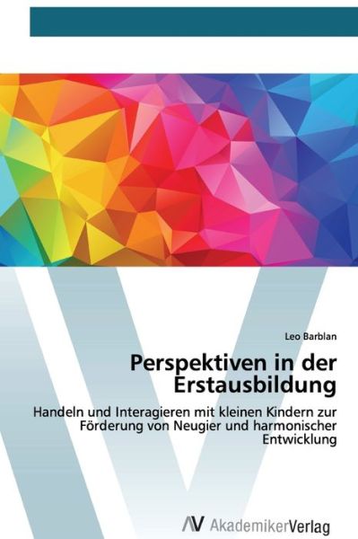 Cover for Barblan · Perspektiven in der Erstausbild (Book) (2020)
