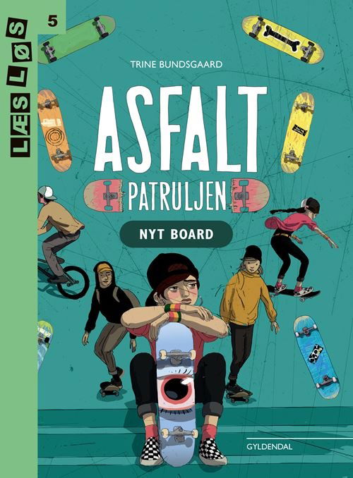 Cover for Trine Bundsgaard · Læs løs 5: Asfaltpatruljen. Nyt board (Inbunden Bok) [2:a utgåva] (2021)