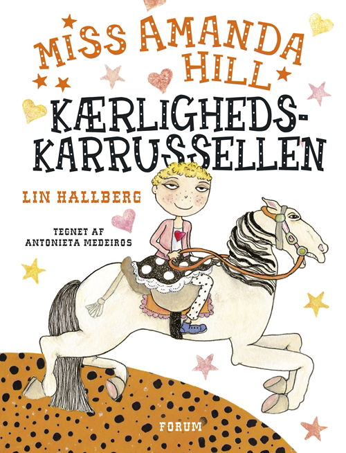 Cover for Lin Hallberg · Miss Amanda Hill. Kærlighedskarrusellen (Sewn Spine Book) [1st edition] (2011)